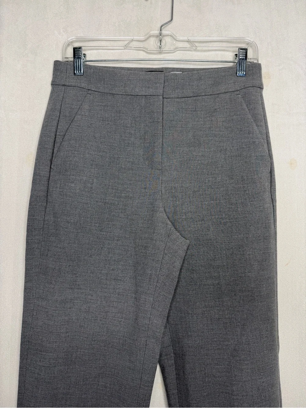 J.CREW / Kate Straight leg pants in heather smoked graphite gray / 4